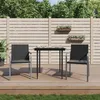 Image de vidaXL Chaises de jardin avec coussins lot de 2 noir 56x59x84 cm rotin364094