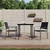 Image de vidaXL Chaises de jardin lot de 2 noir 54x62,5x89 cm résine tressée364098