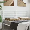 Image de vidaXL TÃªte de lit mÃ©tal blanc 160 cm