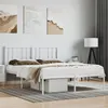 Image de vidaXL Cadre de lit métal avec tête de lit blanc 160x200 cm