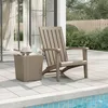 Image de vidaXL Vidaxl Chaise De Jardin Adirondack Marron Clair Polypropylène