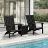 Image de vidaXL Chaises de jardin Adirondack lot de 2 noir polypropylène364167