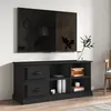 Image de vidaXL Meuble TV noir 102x35,5x47,5 cm bois d'ingénierie816177
