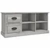 Image de vidaXL vidaXL Meuble TV sonoma gris 102x35,5x47,5 cm bois d'ingénierie