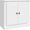 Image de vidaXL Vidaxl Buffet Blanc 70x35,5x67,5 Cm Bois D'ingénierie