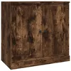 Image de Vidaxl Buffet ChÃªne FumÃ© 70x35,5x67,5 Cm Bois D'ingÃ©nierie