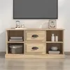 Image de vidaXL Meuble TV chêne sonoma 99,5x35,5x48 cm bois d'ingénierie