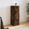Image de vidaXL Buffet haut chêne fumé 36x35,5x103,5 cm bois d'ingénierie816309