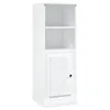 Image de vidaXL Buffet haut blanc brillant 36x35,5x103,5 cm bois d'ingÃ©nierie