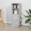 Image de vidaXL Buffet haut gris béton 36x35,5x103,5 cm bois d'ingénierie816324