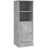 Image de vidaXL Buffet haut gris bÃ©ton 36x35,5x103,5 cm bois d'ingÃ©nierie