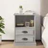 Image de vidaXL Table de chevet sonoma gris 43x36x60 cm