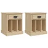 Image de Vidaxl Tables De Chevet 2 Pcs ChÃªne Sonoma 43x36x50 Cm