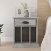 Image de vidaXL Table de chevet gris béton 43x36x50 cm816352