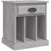 Image de vidaXL Table de chevet sonoma gris 43x36x50 cm