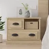 Image de vidaXL Table de chevet chêne sonoma 60x39x45 cm
