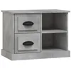 Image de vidaXL Table de chevet gris bÃ©ton 60x35,5x45 cm
