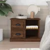Image de vidaXL Table de chevet chêne marron 60x35,5x45 cm816375
