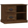 Image de vidaXL Table de chevet chÃªne marron 60x35,5x45 cm