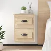 Image de Vidaxl Table De Chevet Murale ChÃªne Sonoma 41,5x36x53 Cm