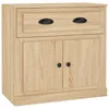 Image de Vidaxl Buffet ChÃªne Sonoma 70x35,5x67,5 Cm Bois D'ingÃ©nierie