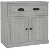 Image de vidaXL Buffet sonoma gris 70x35,5x67,5 cm bois d'ingÃ©nierie