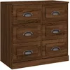 Image de vidaXL Vidaxl Buffet Chêne Marron 70x35,5x67,5 Cm Bois D'ingénierie