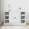 Image de vidaXL Buffet Blanc 100x35,5x60 cm Bois d'ingénierie