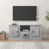 Image de vidaXL Meuble TV gris béton 100x35,5x45 cm bois d'ingénierie816460