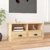 Image de vidaXL Meuble TV chêne sonoma 93x35,5x45 cm bois d'ingénierie816467