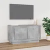 Image de vidaXL Meuble TV gris béton 80x35x45 cm bois d'ingénierie819856