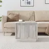 Image de vidaXL Table basse sonoma gris 51x50x44 cm bois d'ingénierie819874