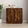 Image de vidaXL Vidaxl Buffet Chêne Fumé 80x34x75 Cm Bois D'ingénierie
