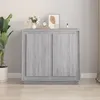 Image de vidaXL Buffet sonoma gris 80x34x75 cm bois d'ingÃ©nierie