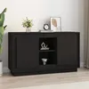 Image de vidaXL Buffet Noir 102x35x60 cm bois d'ingénierie831878