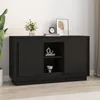 Image de vidaXL Buffet Noir 102x35x60 cm bois d'ingÃ©nierie
