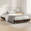 Image de vidaXL Cadre de lit sans matelas chêne fumé 90x200cm bois d'ingénierie