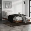 Image de vidaXL Cadre de lit sans matelas chÃªne marron 100x200 cm