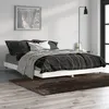 Image de vidaXL Cadre de lit sans matelas blanc brillant 135x190 cm832183