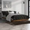 Image de vidaXL Cadre de lit sans matelas chêne marron 120x190 cm