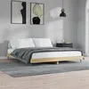 Image de vidaXL Cadre de lit sans matelas chêne sonoma 180x200 cm832224