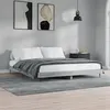 Image de vidaXL Cadre de lit sans matelas sonoma gris 140x200 cm832251
