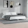 Image de vidaXL Cadre de lit sans matelas blanc 120x200 cm bois ingénierie832253