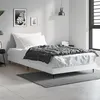 Image de vidaXL Cadre de lit sans matelas blanc 90x200 cm bois d'ingénierie832269