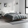 Image de vidaXL Cadre de lit sans matelas chêne marron 120x190 cm832300