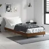 Image de vidaXL Cadre de lit sans matelas chêne marron 75x190cm bois ingénierie832316