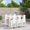 Image de Vidaxl Ensemble De Bar De Jardin 7 Pcs Blanc Bois De Pin Massif