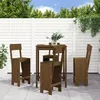 Image de Vidaxl Ensemble De Bar De Jardin 5 Pcs Marron Miel Bois De Pin Massif