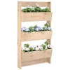 Image de vidaXL Jardinière murale 3 niveaux 60x18,5x110 cm bois de pin massif825114