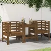 Image de vidaXL Chaises de jardin lot de 2 marron miel 61,5x53x71 cm pin massif825131